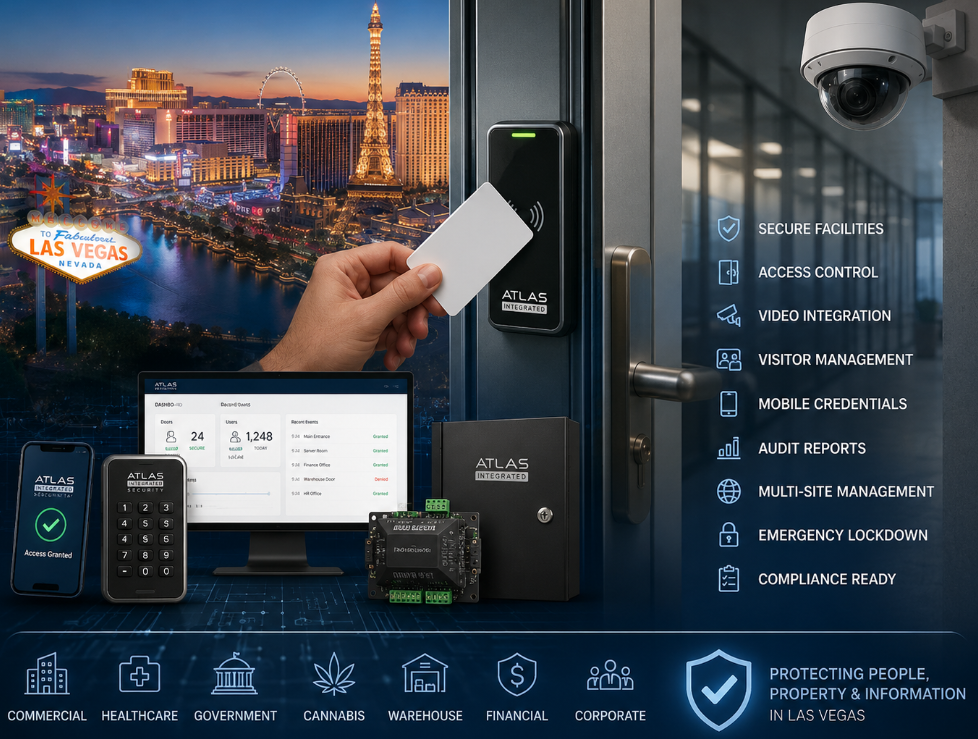 Commercial access control systems in Las Vegas